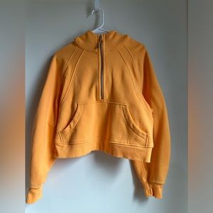 Lululemon Scuba Oversized Half-Zip Hoodie, Mango Dream